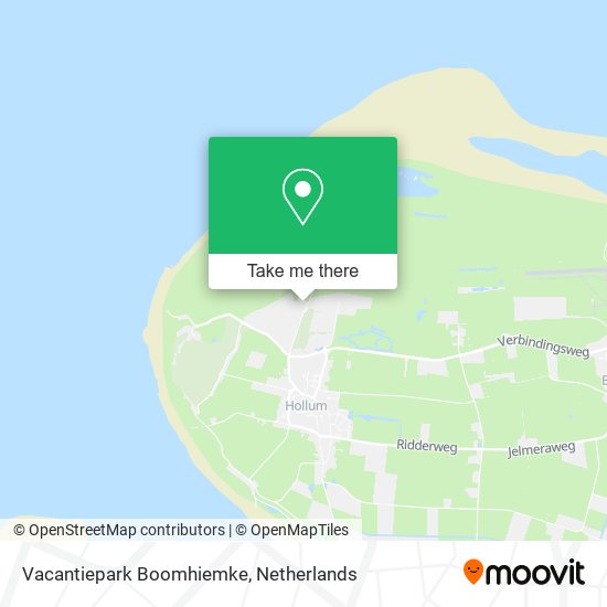 Vacantiepark Boomhiemke map
