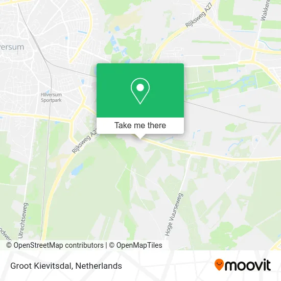 Groot Kievitsdal map