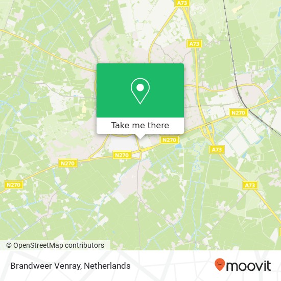 Brandweer Venray map