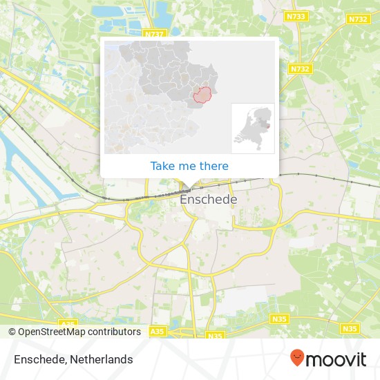 Enschede Karte