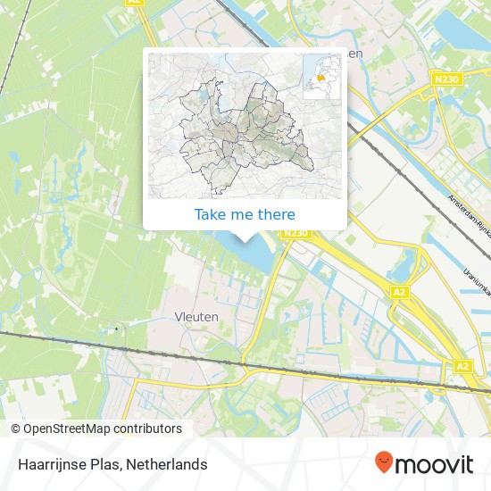 Haarrijnse Plas map