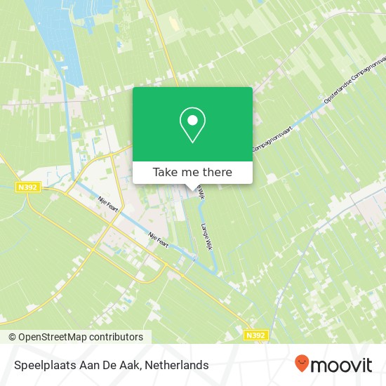 Speelplaats Aan De Aak map