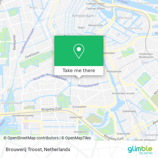 Brouwerij Troost map