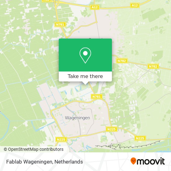 Fablab Wageningen map