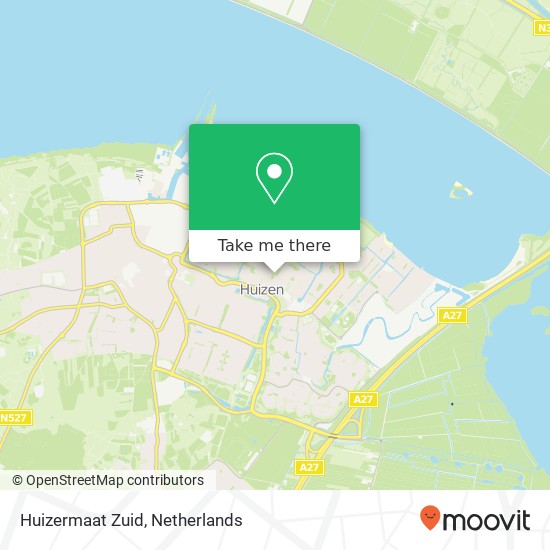 Huizermaat Zuid Karte