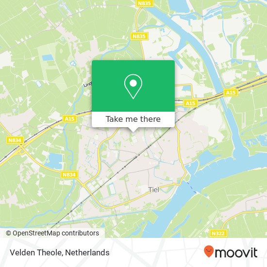 Velden Theole map