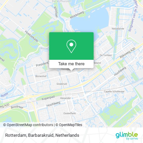 Rotterdam, Barbarakruid map