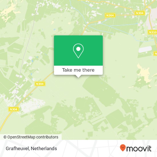 Grafheuvel map