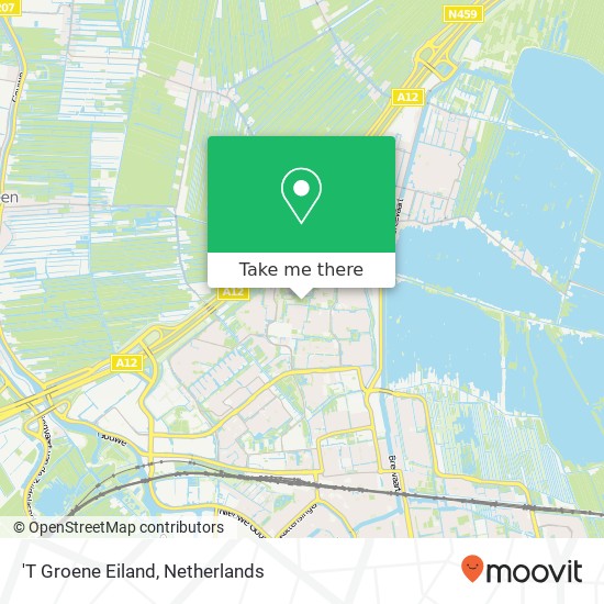 'T Groene Eiland Karte