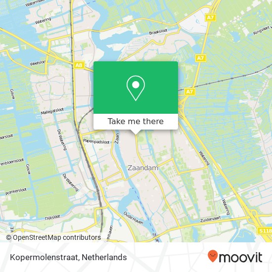 Kopermolenstraat map