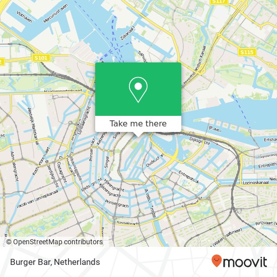 Burger Bar map