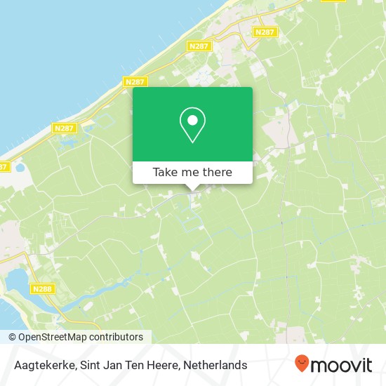 Aagtekerke, Sint Jan Ten Heere map