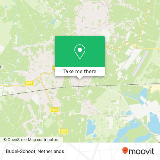 Budel-Schoot Karte