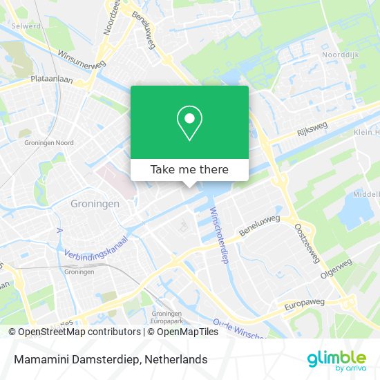 Mamamini Damsterdiep map