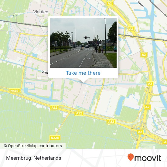 Meernbrug map