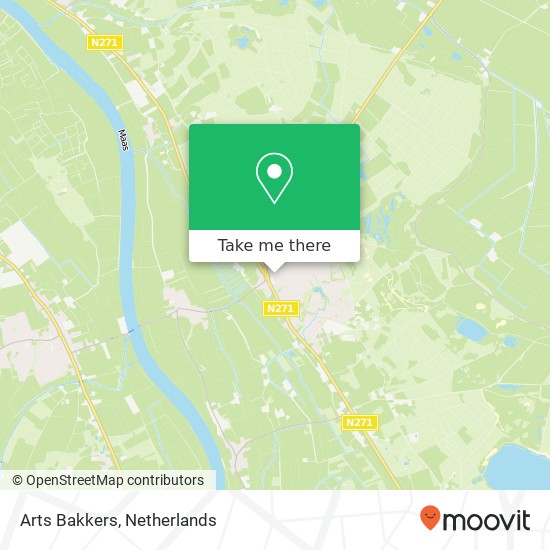 Arts Bakkers map