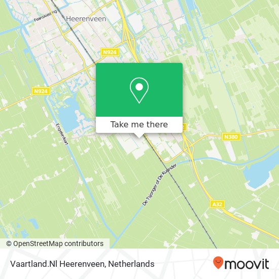 Vaartland.Nl Heerenveen map