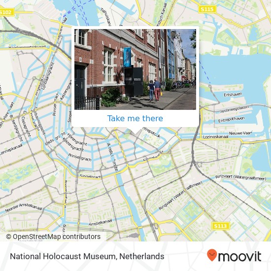 National Holocaust Museum map