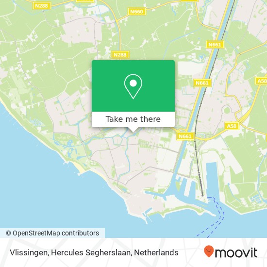 Vlissingen, Hercules Segherslaan map