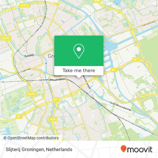 Slijterij Groningen map