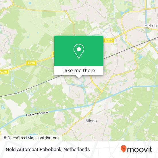 Geld Automaat Rabobank map