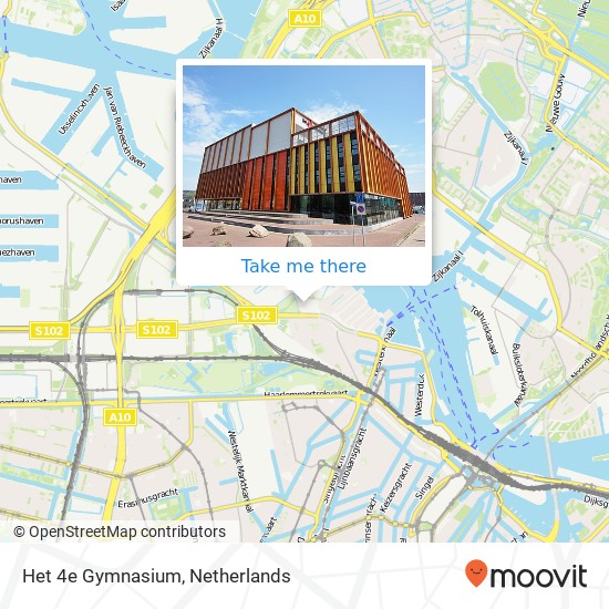 Het 4e Gymnasium map