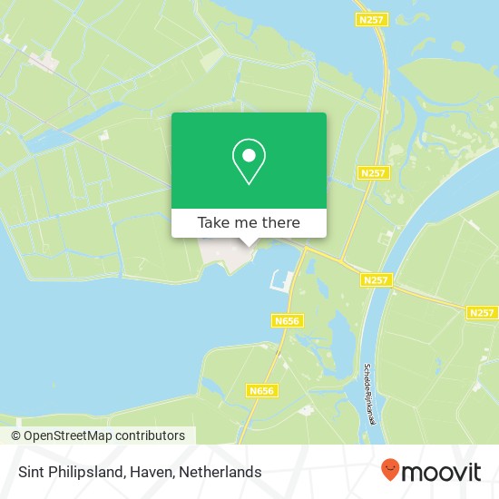 Sint Philipsland, Haven map