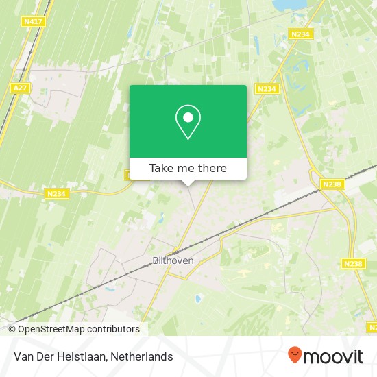 Van Der Helstlaan map