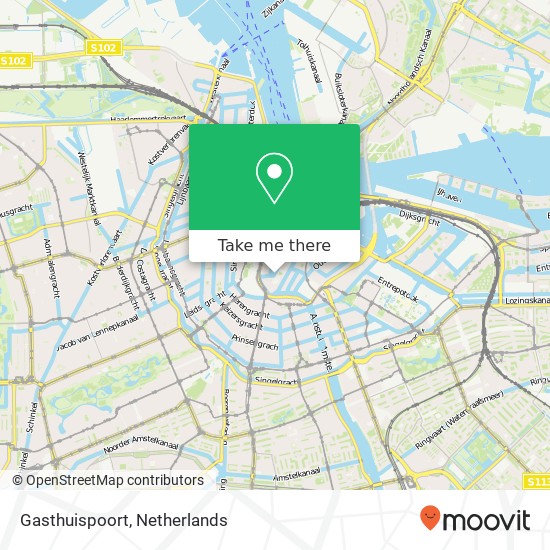 Gasthuispoort map
