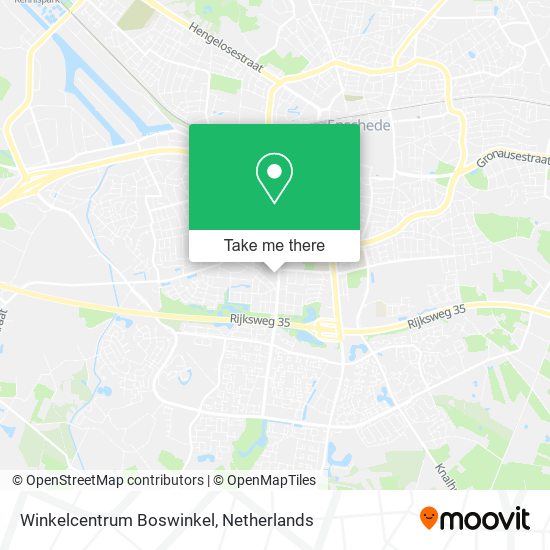 Winkelcentrum Boswinkel map