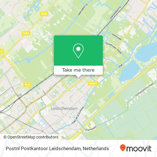 Postnl Postkantoor Leidschendam map