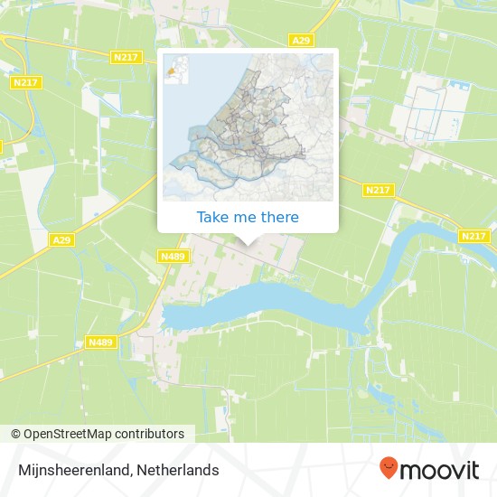 Mijnsheerenland map