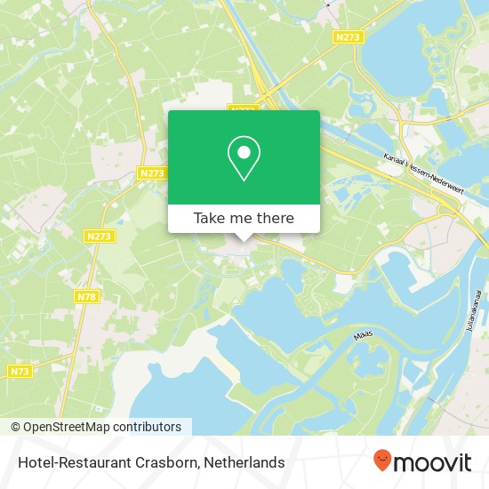 Hotel-Restaurant Crasborn map