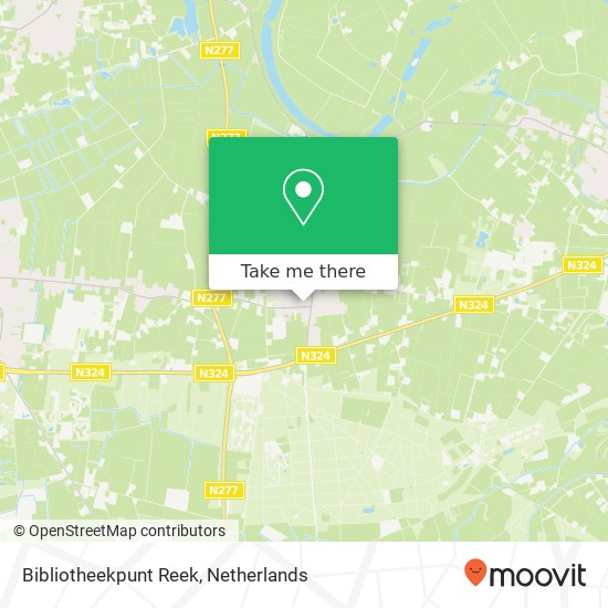 Bibliotheekpunt Reek map