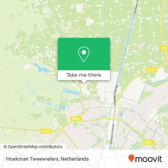 Hoekman Tweewielers map