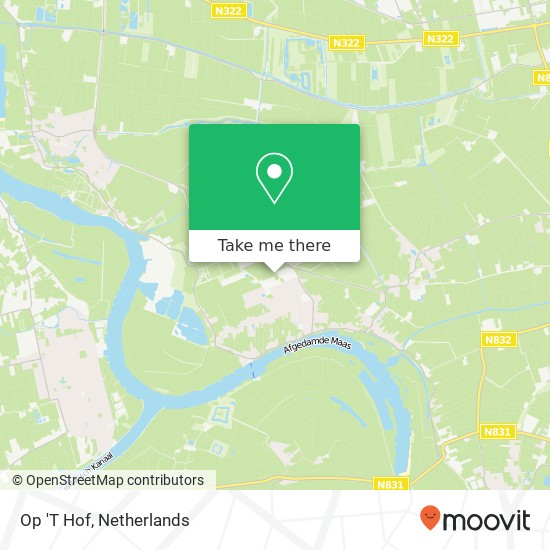 Op 'T Hof map