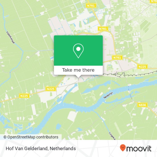 Hof Van Gelderland map