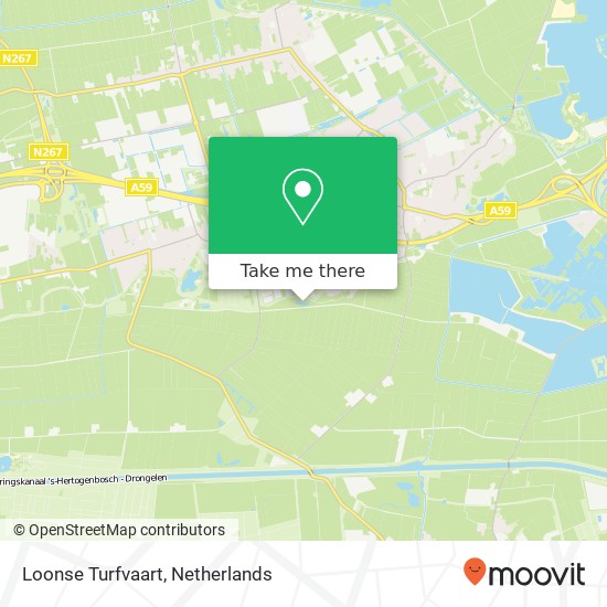 Loonse Turfvaart map