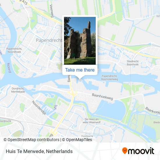 Huis Te Merwede map