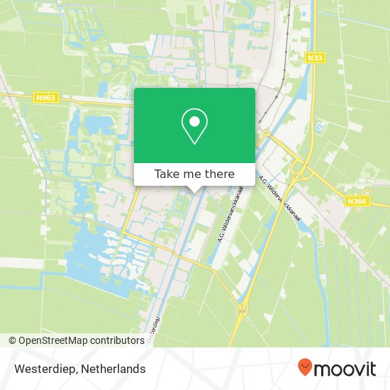 Westerdiep map