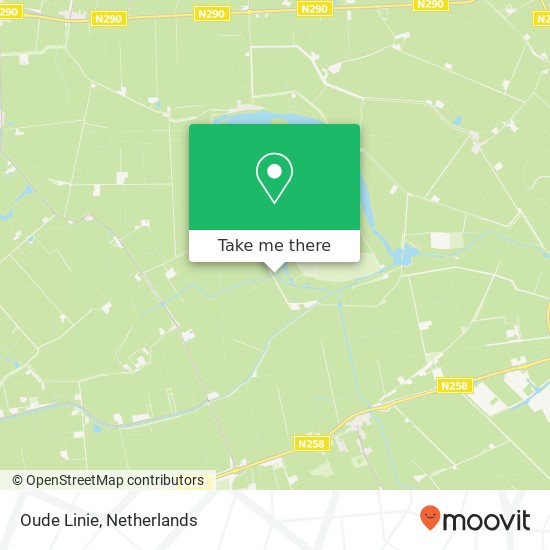 Oude Linie map