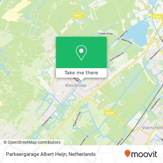 Parkeergarage Albert Heijn map
