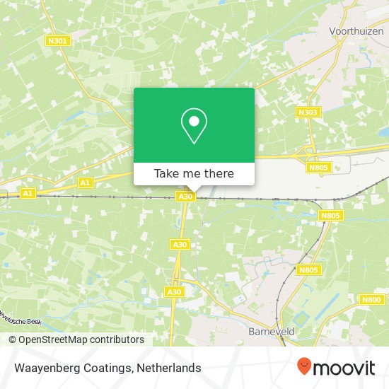 Waayenberg Coatings map