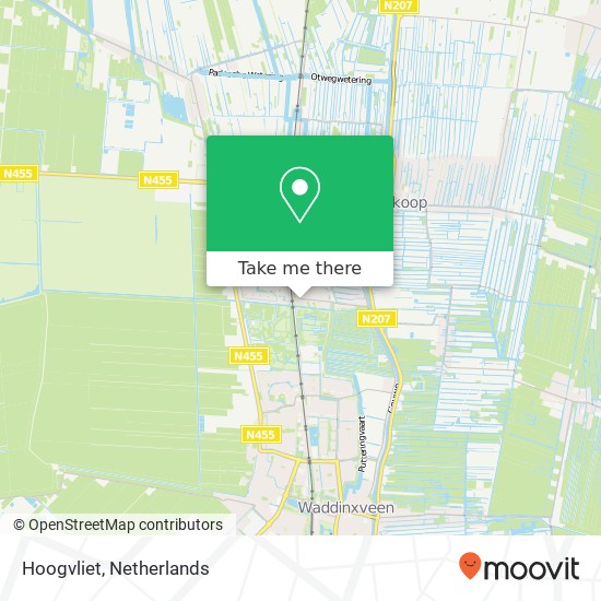 Hoogvliet map