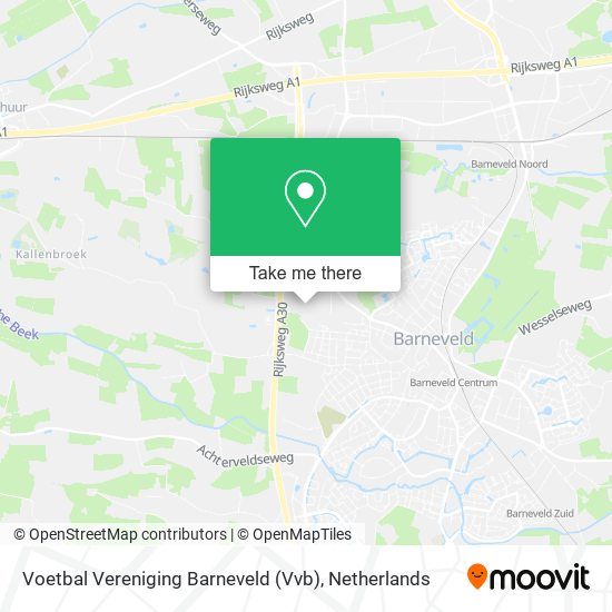 Voetbal Vereniging Barneveld (Vvb) Karte