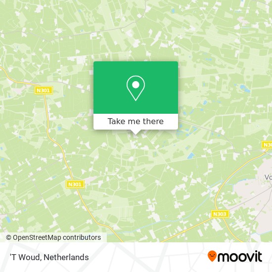 'T Woud map