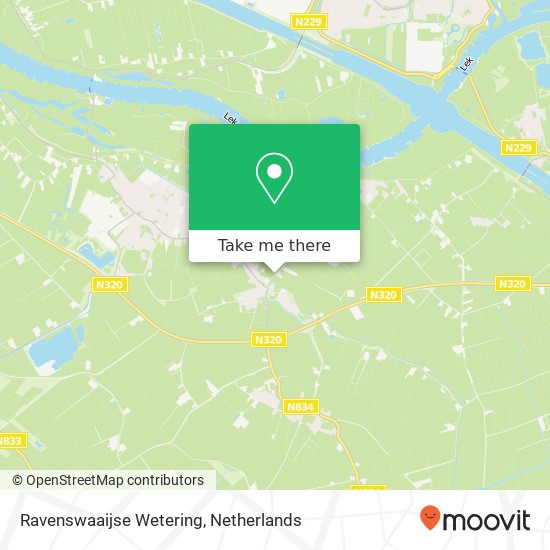 Ravenswaaijse Wetering map