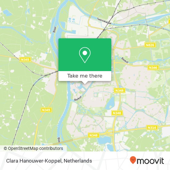 Clara Hanouwer-Koppel map