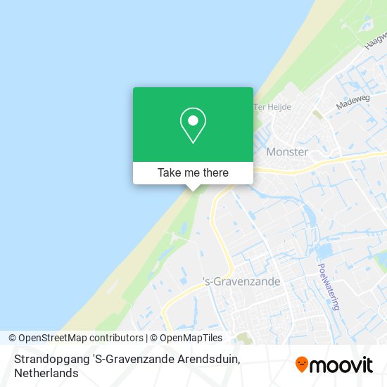 Strandopgang 'S-Gravenzande Arendsduin map