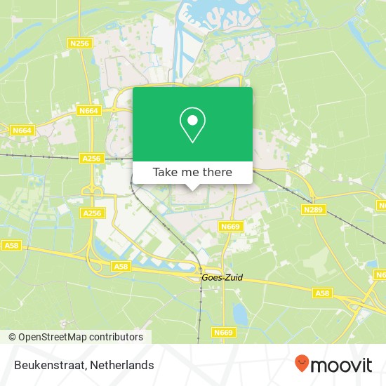 Beukenstraat map